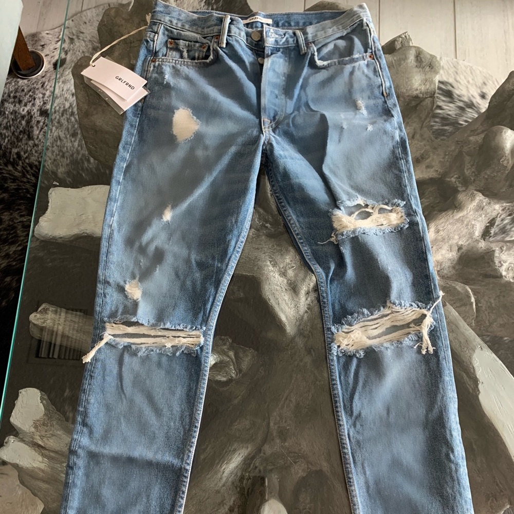 GRLFRND Karolina High-Rise Skinny Long Jean